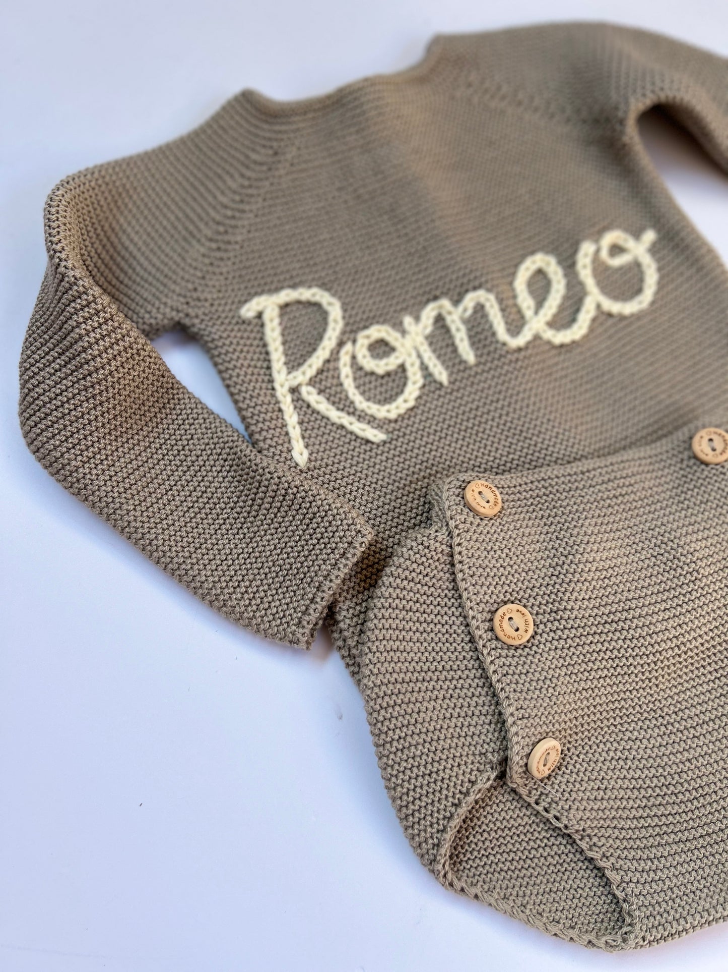 Marsiglia | completino maglia e pantaloncino rifinito a mano