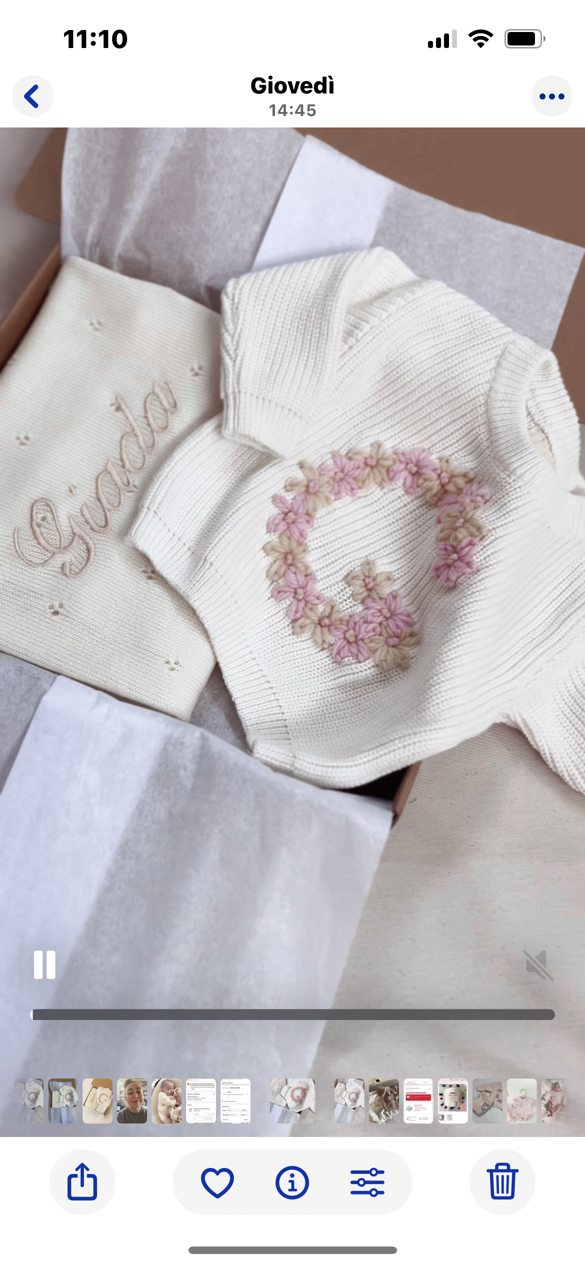 Maglioncino personalizzato con iniziale