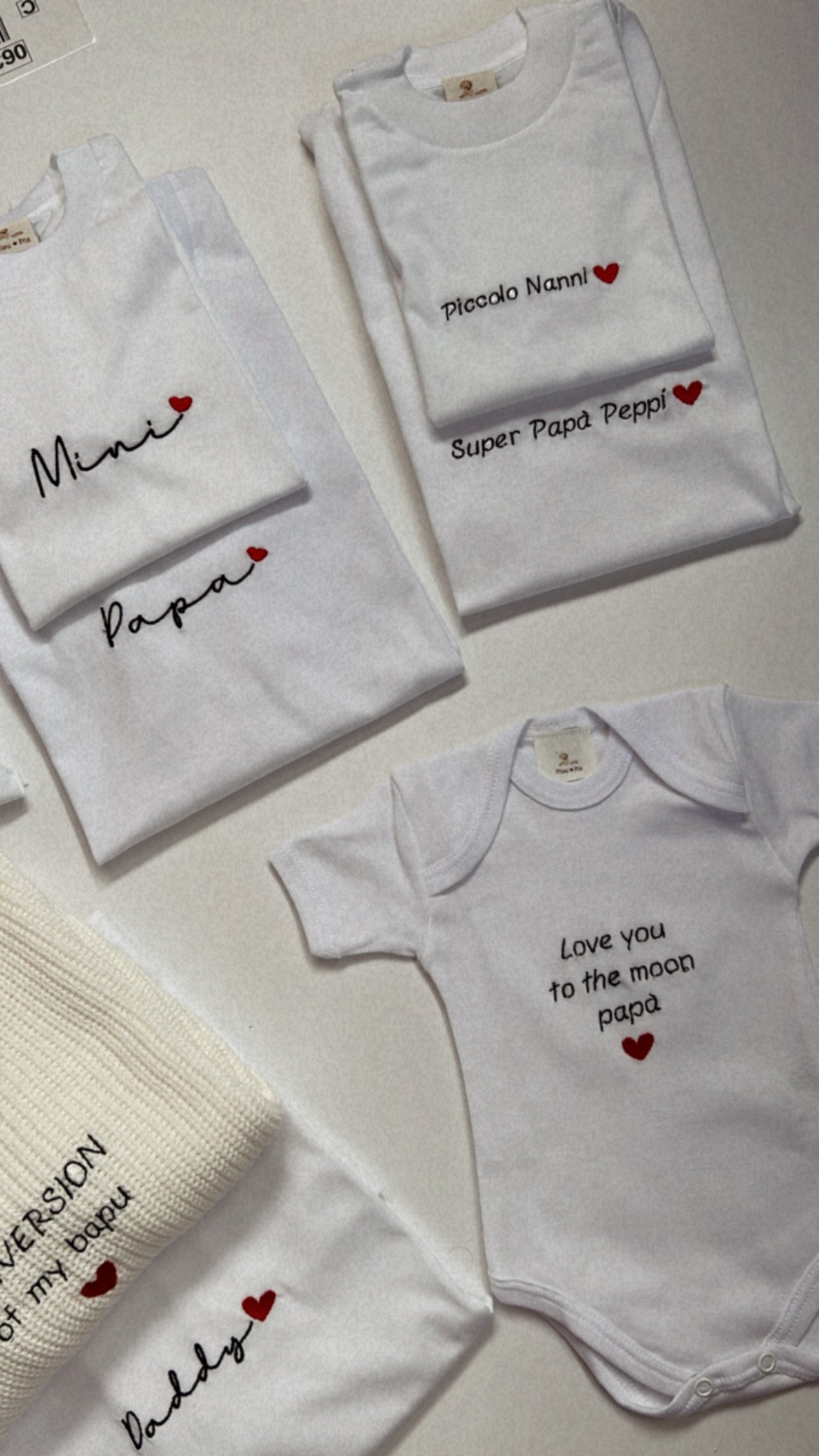 Box Matchy-Matchy genitore e figlio/a - t-shirt & body