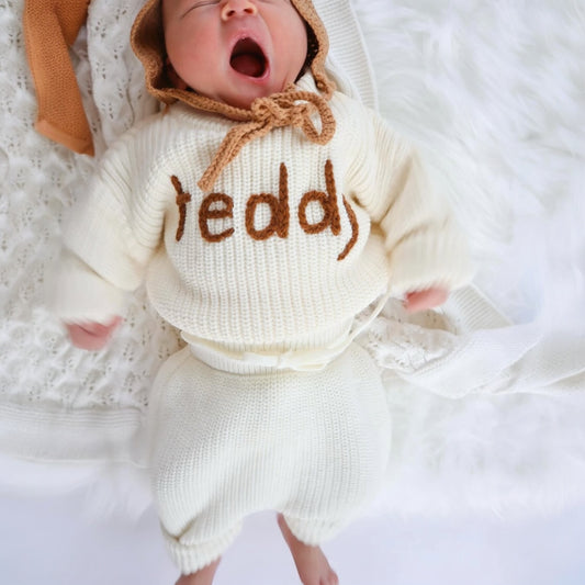 Maglioncino personalizzabile con nome e/o ricamo extra