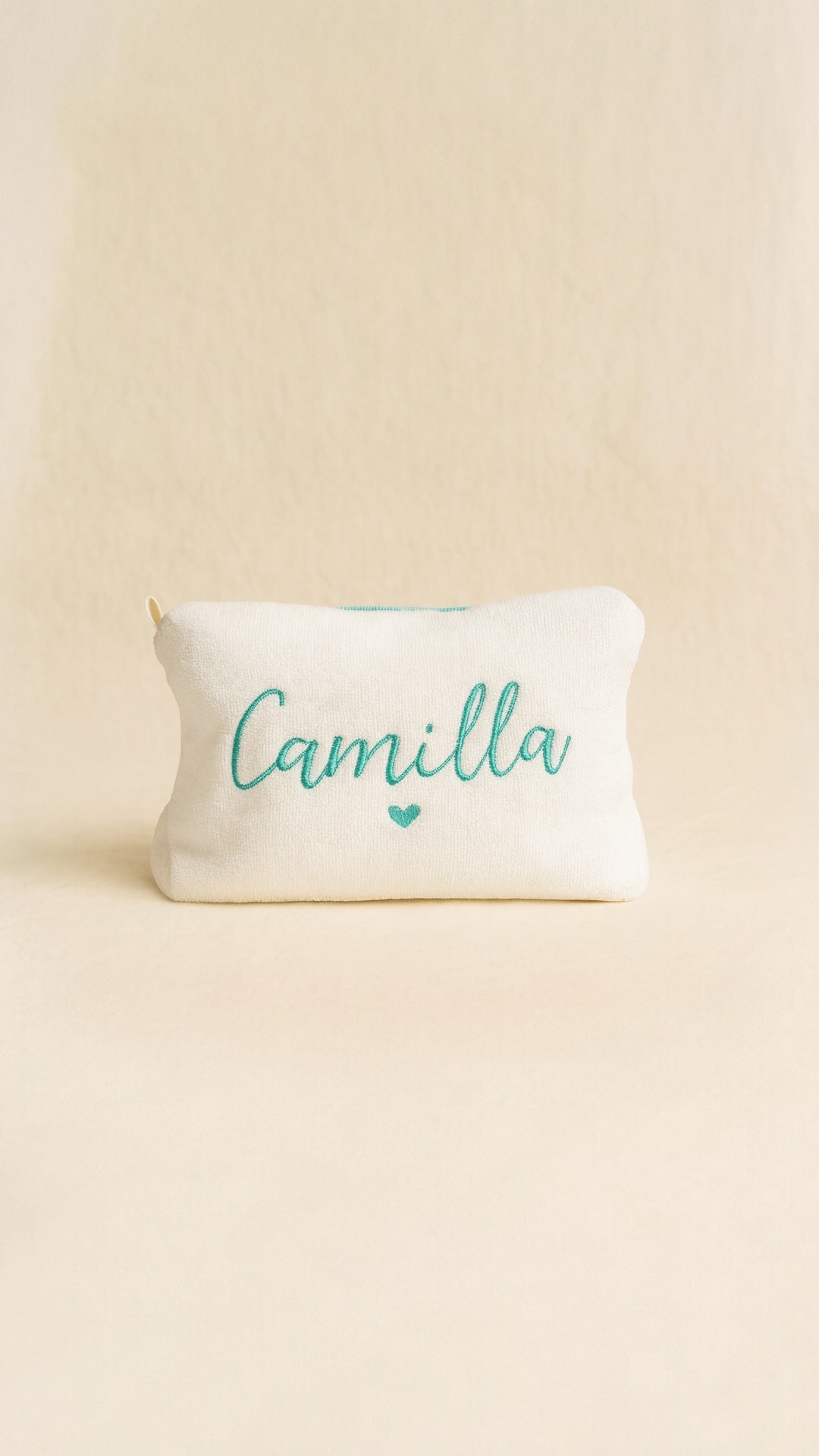 Beauty cucito a mano in spugna di bamboo personalizzabile