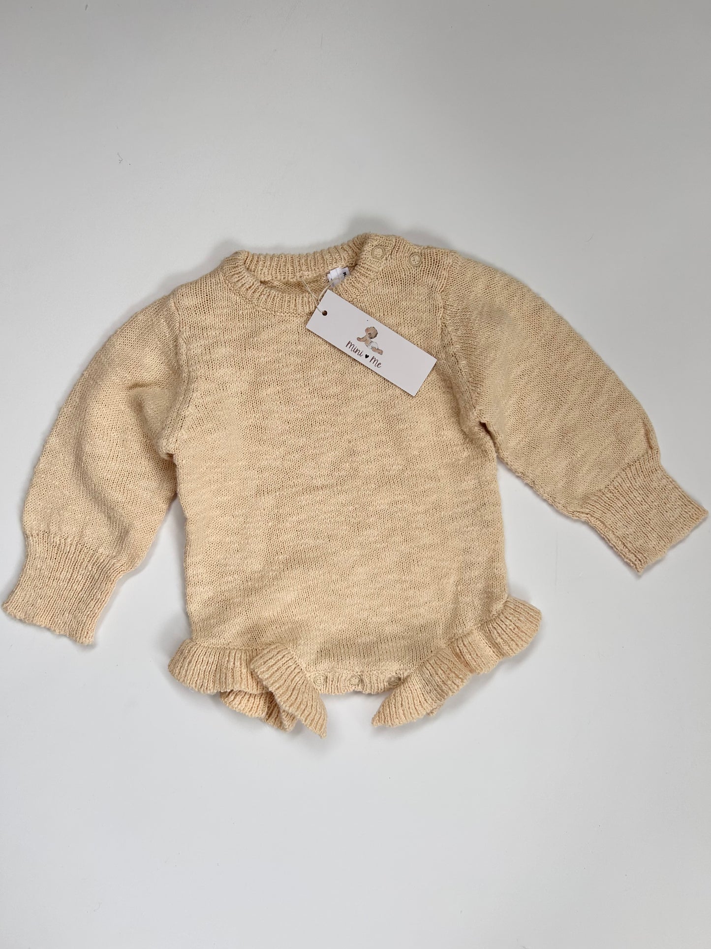 Pagliaccetto volant in cotone biologico