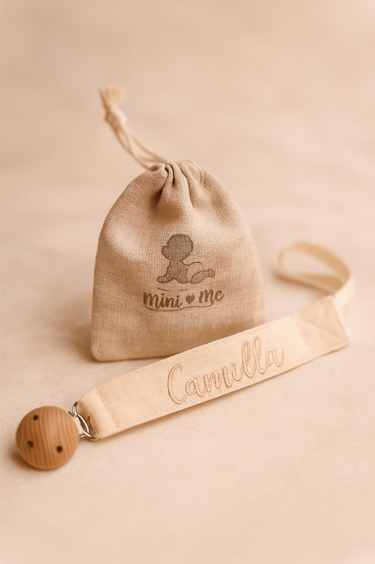 Clips porta ciuccio personalizzata