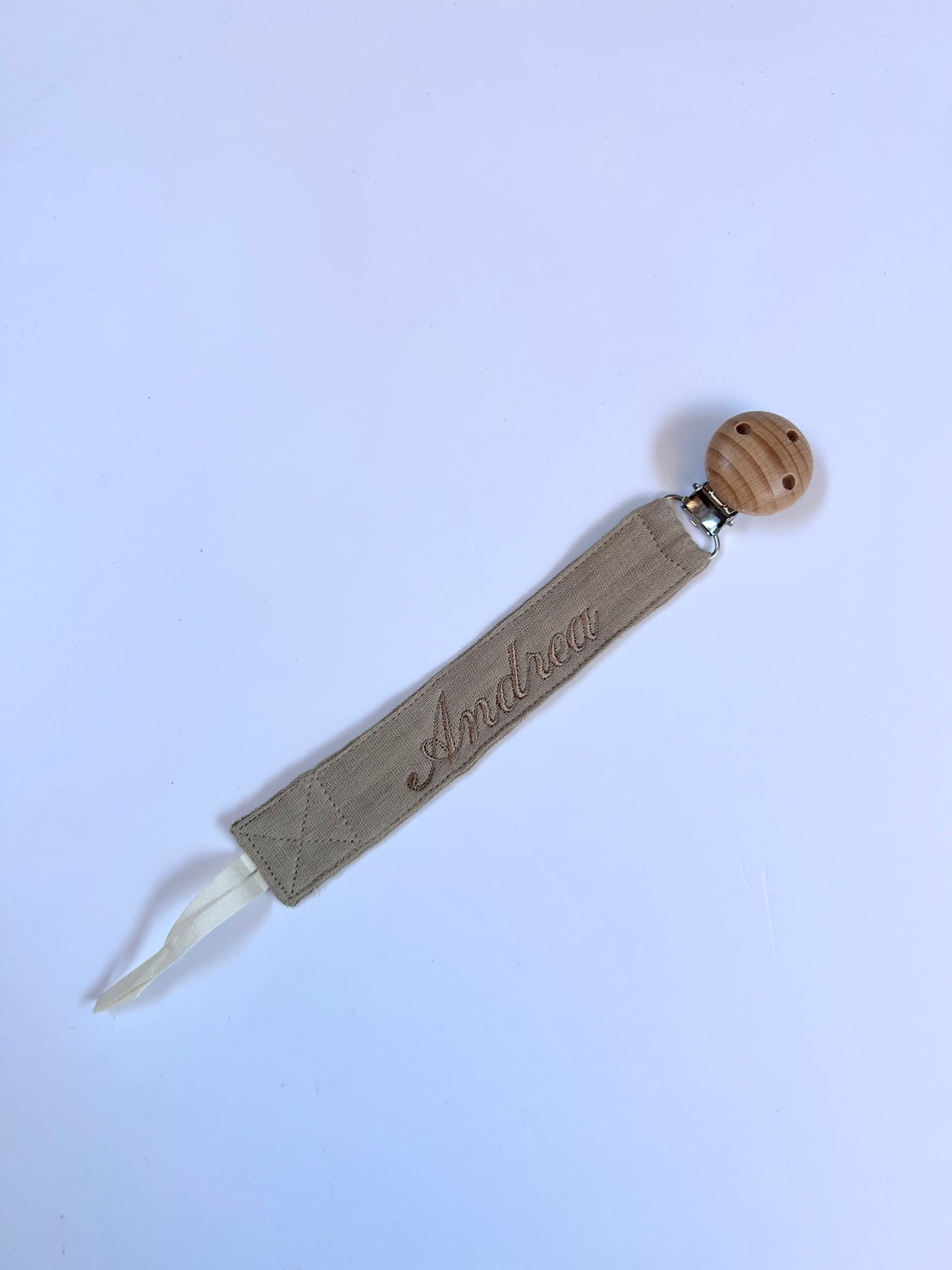 Clips porta ciuccio personalizzata