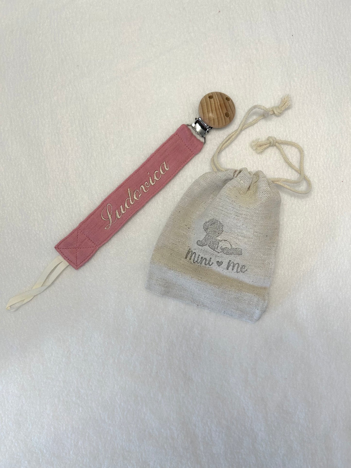 Clips porta ciuccio personalizzata