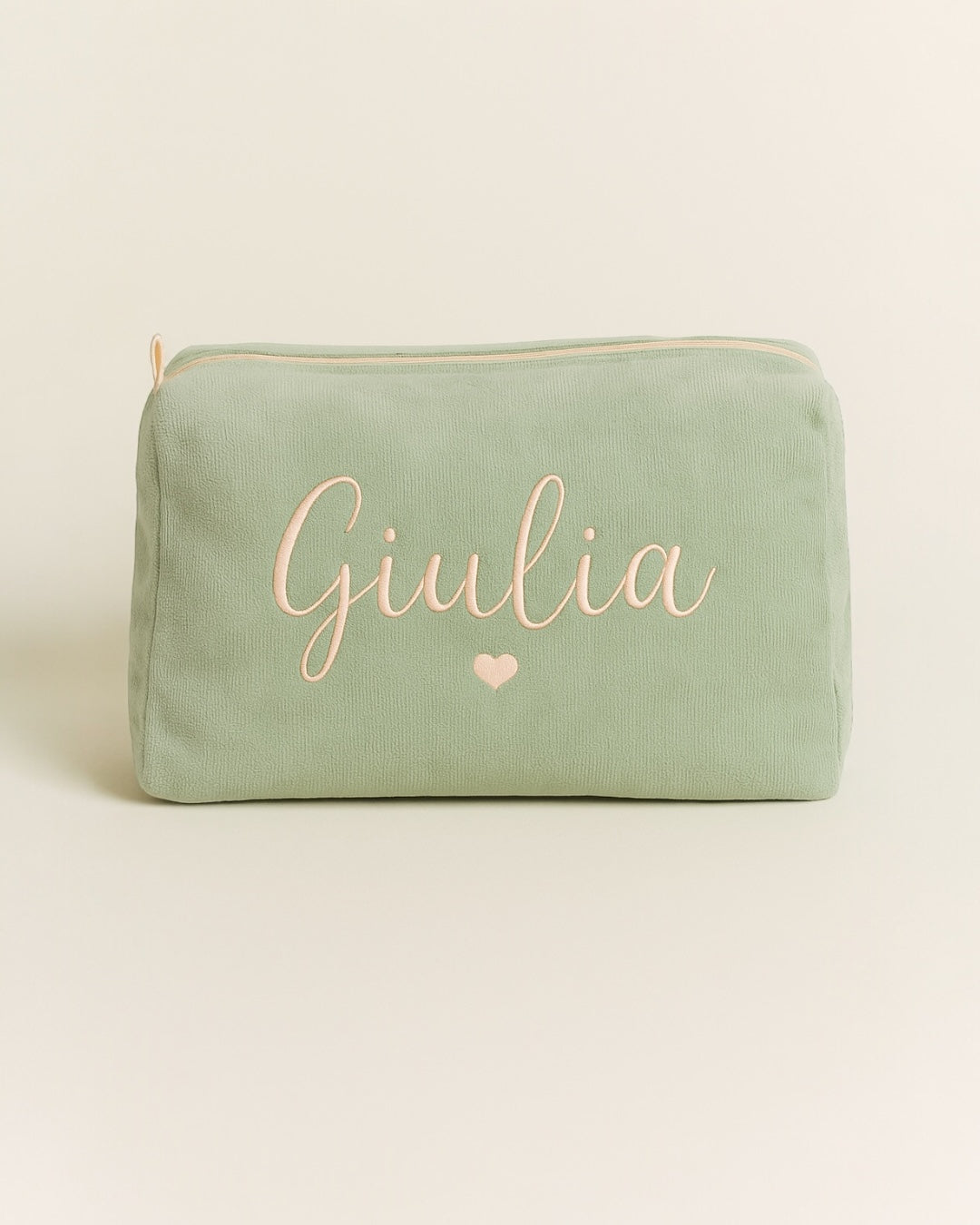 Beauty cucito a mano in spugna di bamboo personalizzabile