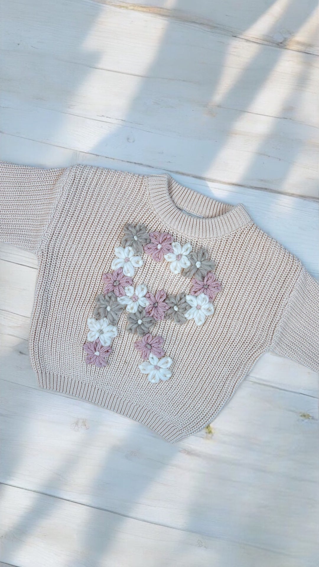 Maglioncino personalizzato con iniziale