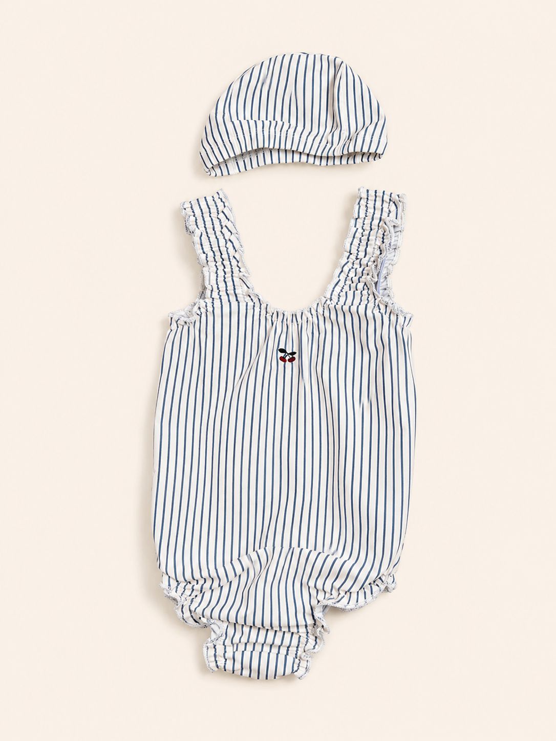 Baby Amalfi | set costume da bagno intero + cuffia
