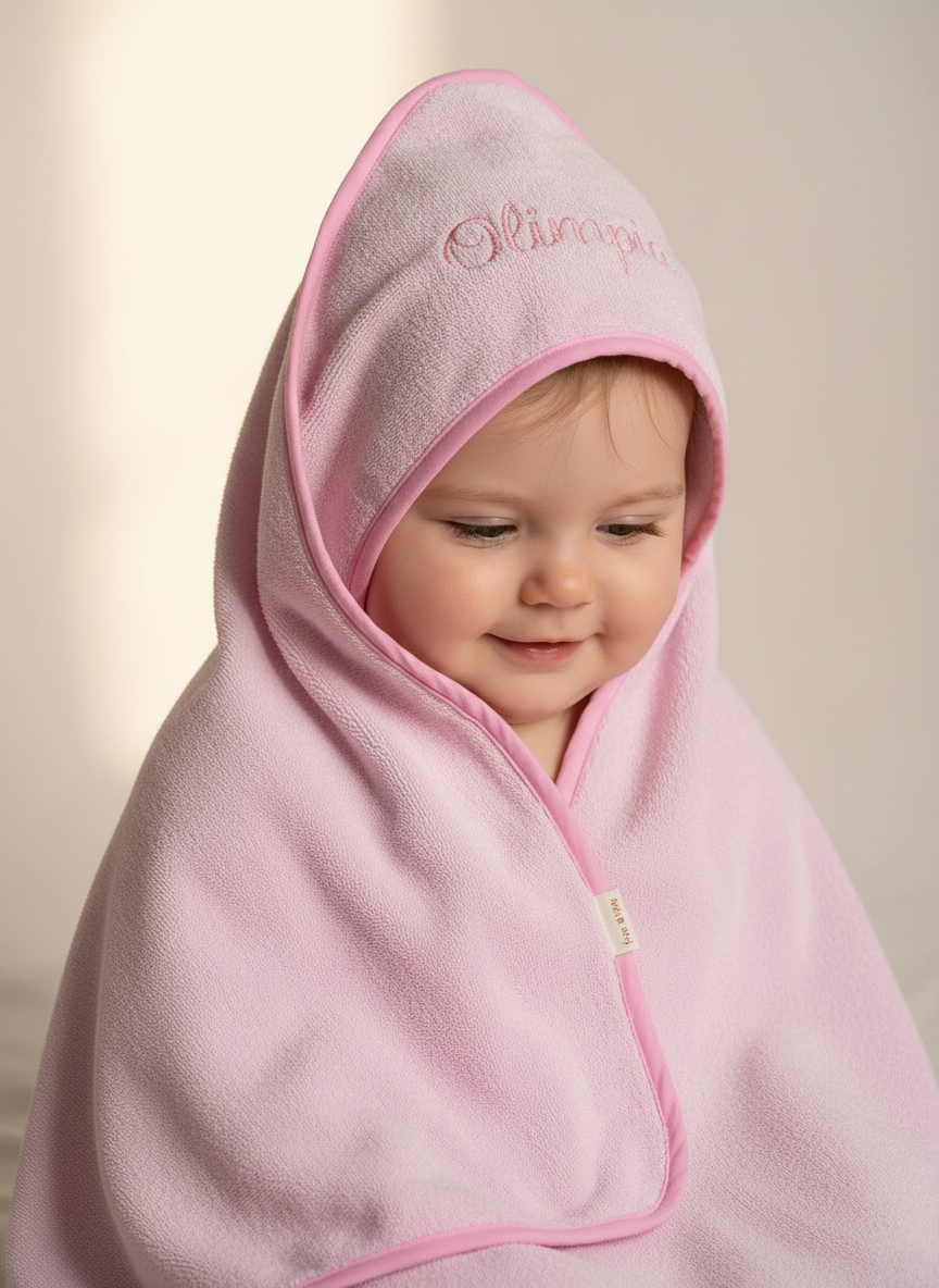 accappatoio per neonate personalizzabile con nome