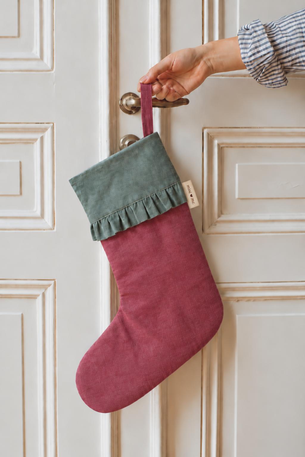 Noël Ruffle | Calze di Natale personalizzabili