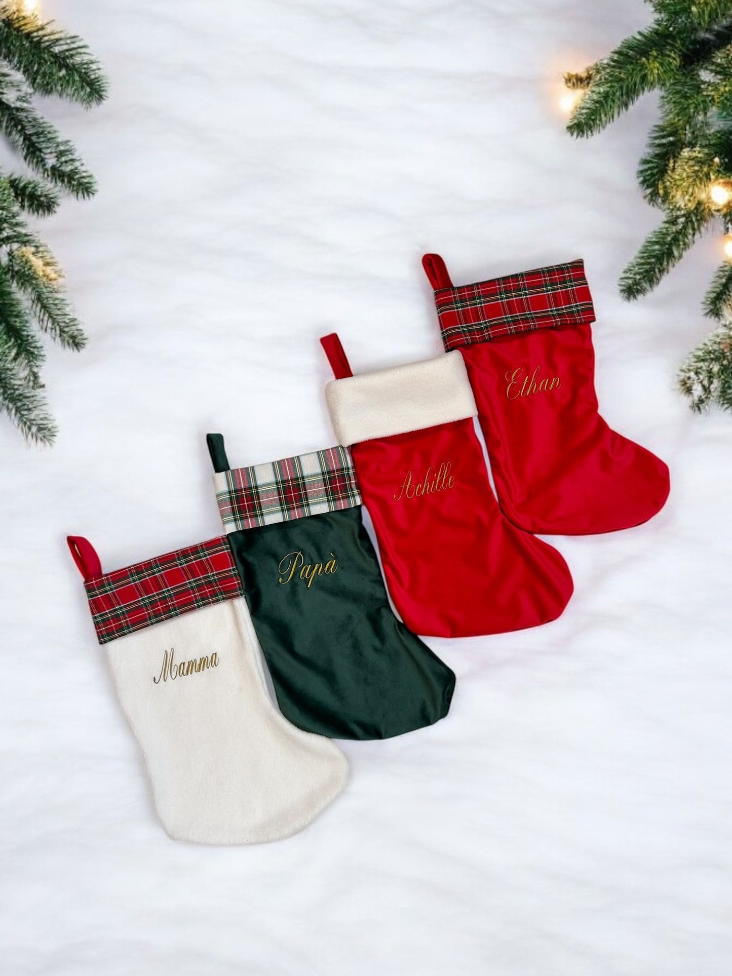 Calze di Natale personalizzate