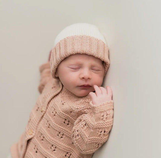 Cappellino bebé in cotone biologico