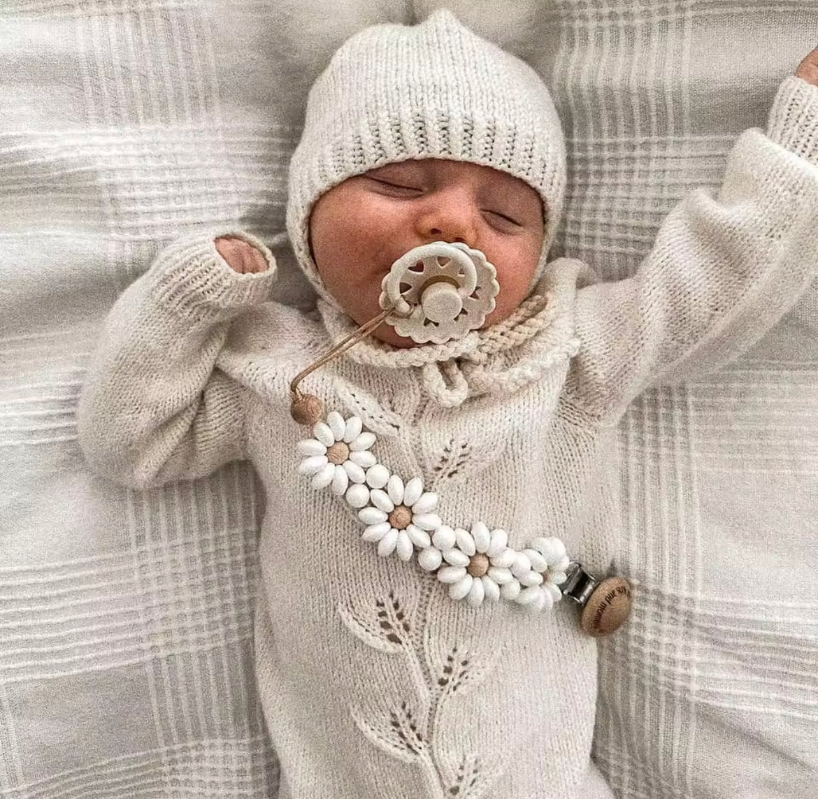 Catenella ciuccio flower in silicone