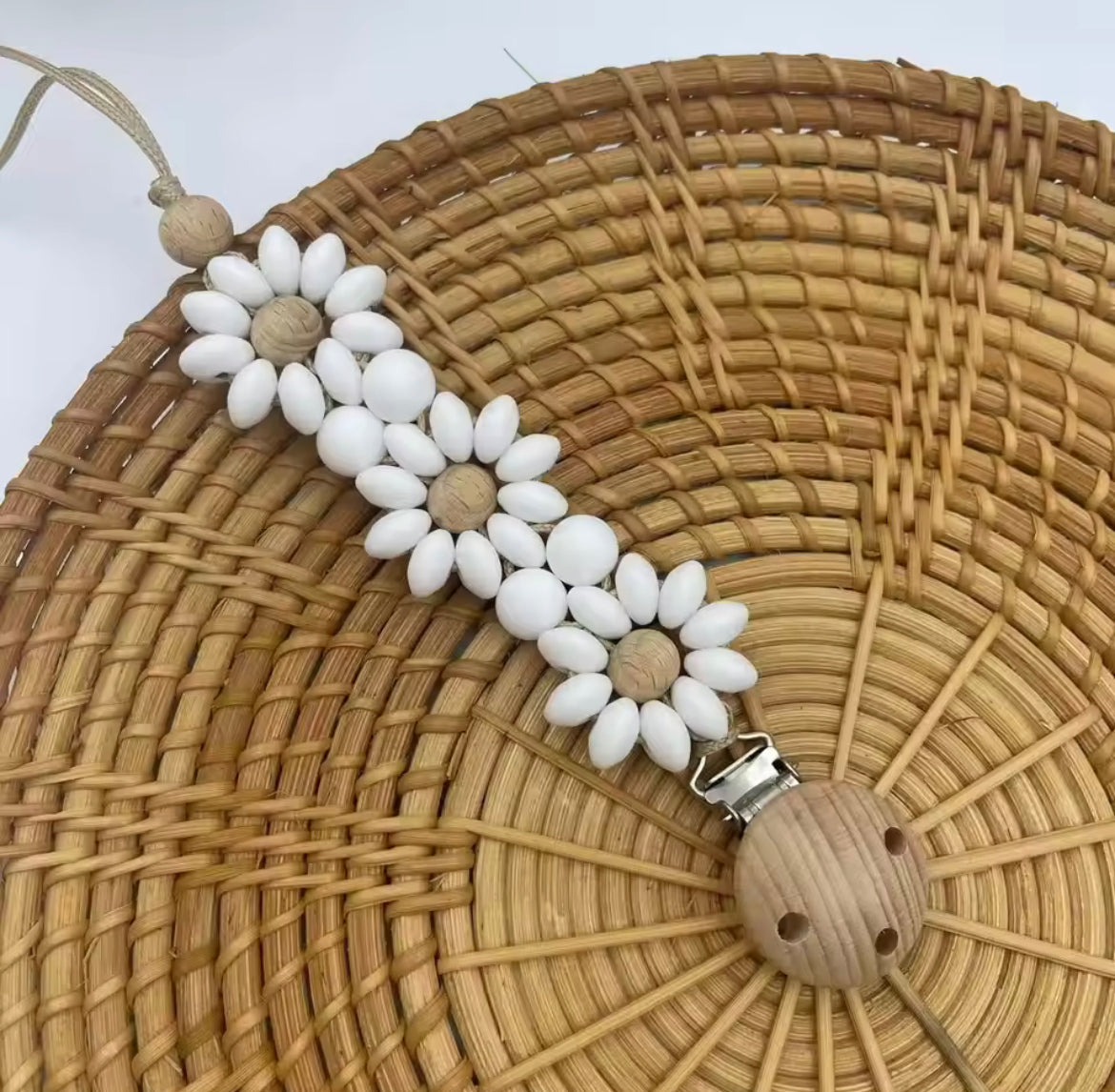 Catenella ciuccio flower in silicone