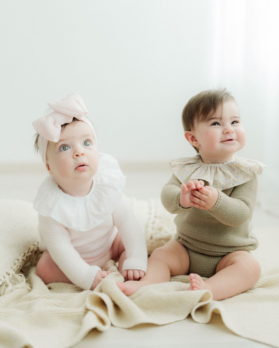 Marsiglia | completino maglia e pantaloncino rifinito a mano