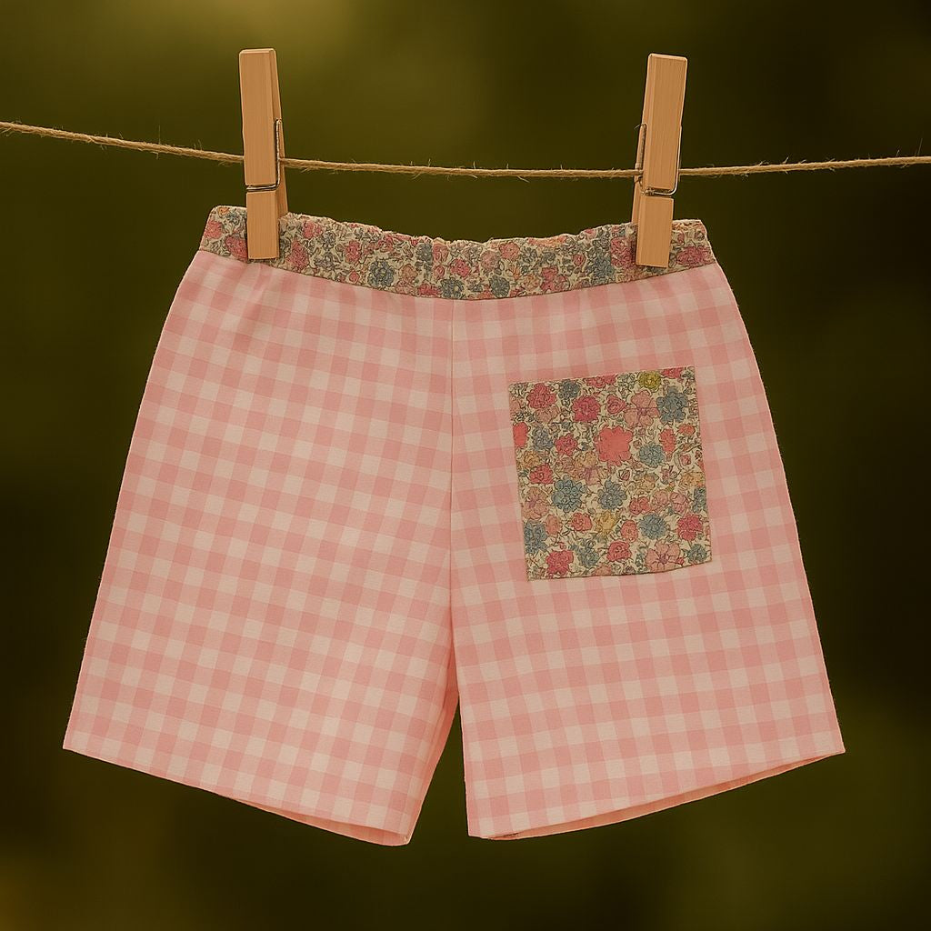 Costume da bagno bambino | boxer rosa
