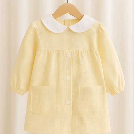 grembiule asilo giallo per bambine