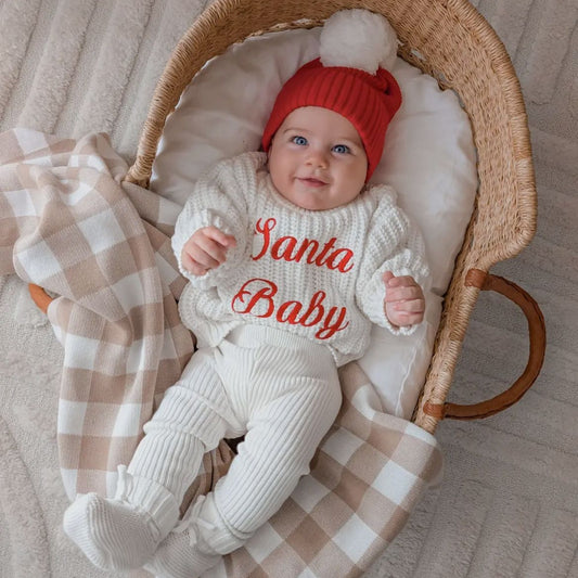 Maglioncino Santa Baby | bianco