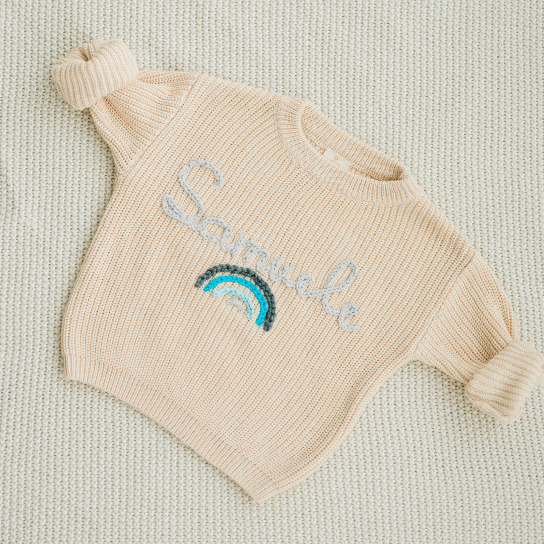 Maglioncino personalizzabile con nome e/o ricamo extra