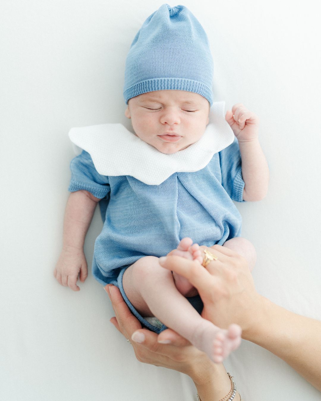 Portree | pagliaccetto a manica corta in filo di Scozia tinta unita