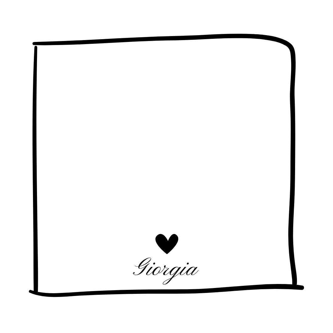 Ricamo disegno su prodotti Mini Me