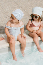 Baby Amalfi | set costume da bagno intero + cuffia