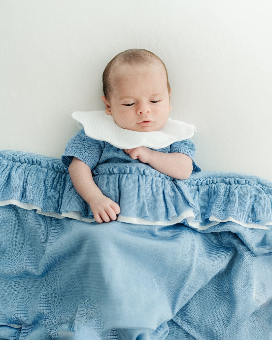 Portree | set pagliaccetto, cappellino e copertina in filo di Scozia