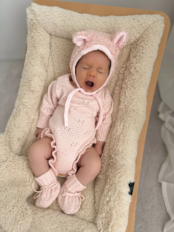 BONBON rose - pagliaccetto in 100% cotone biologico