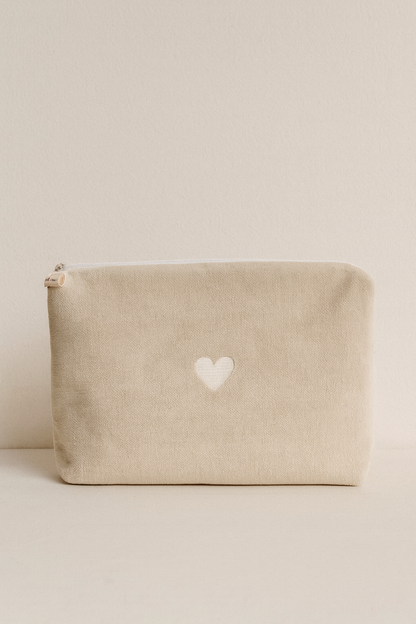 Beauty cucito a mano in spugna di bamboo personalizzabile