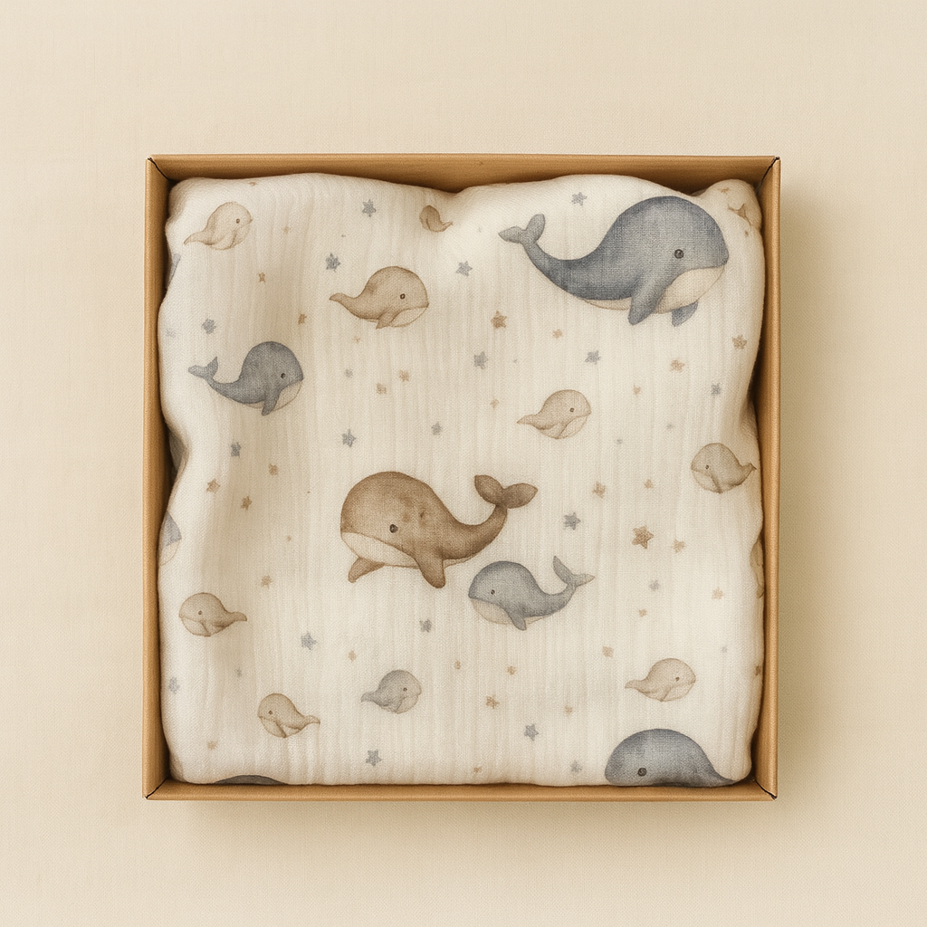 Mussola 100% cotone | stampa fantasia digitale