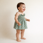 Salina | vestito con corpetto arricciato bambina