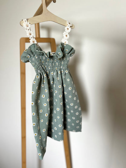 Salina | vestito con corpetto arricciato bambina