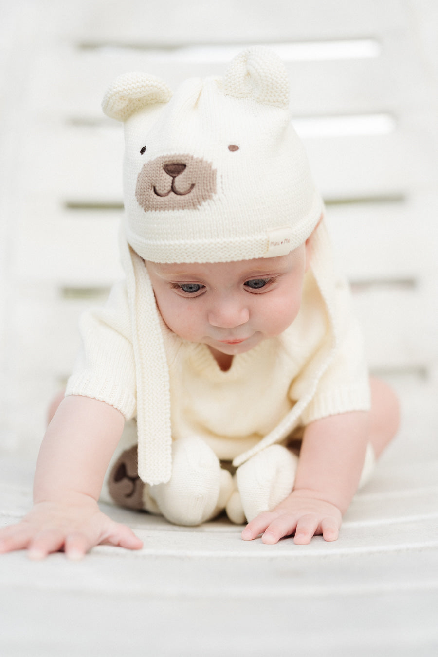 Orsetto | set composto da pagliaccetto e cappellino 🎀
