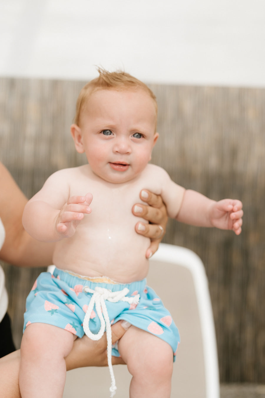 Malibu Strawberry Boy | Costume da bagno a pantaloncino bimbo con fragoline