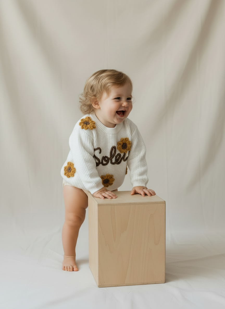 Maglioncino Sunshine personalizzato con nome