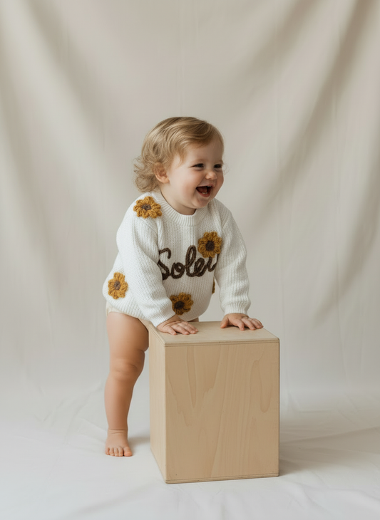 Maglioncino Sunshine personalizzato con nome