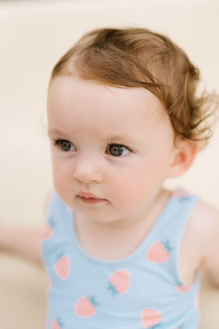 Malibu Strawberry Girl | Costume da bagno bambina intero fantasia fragoline