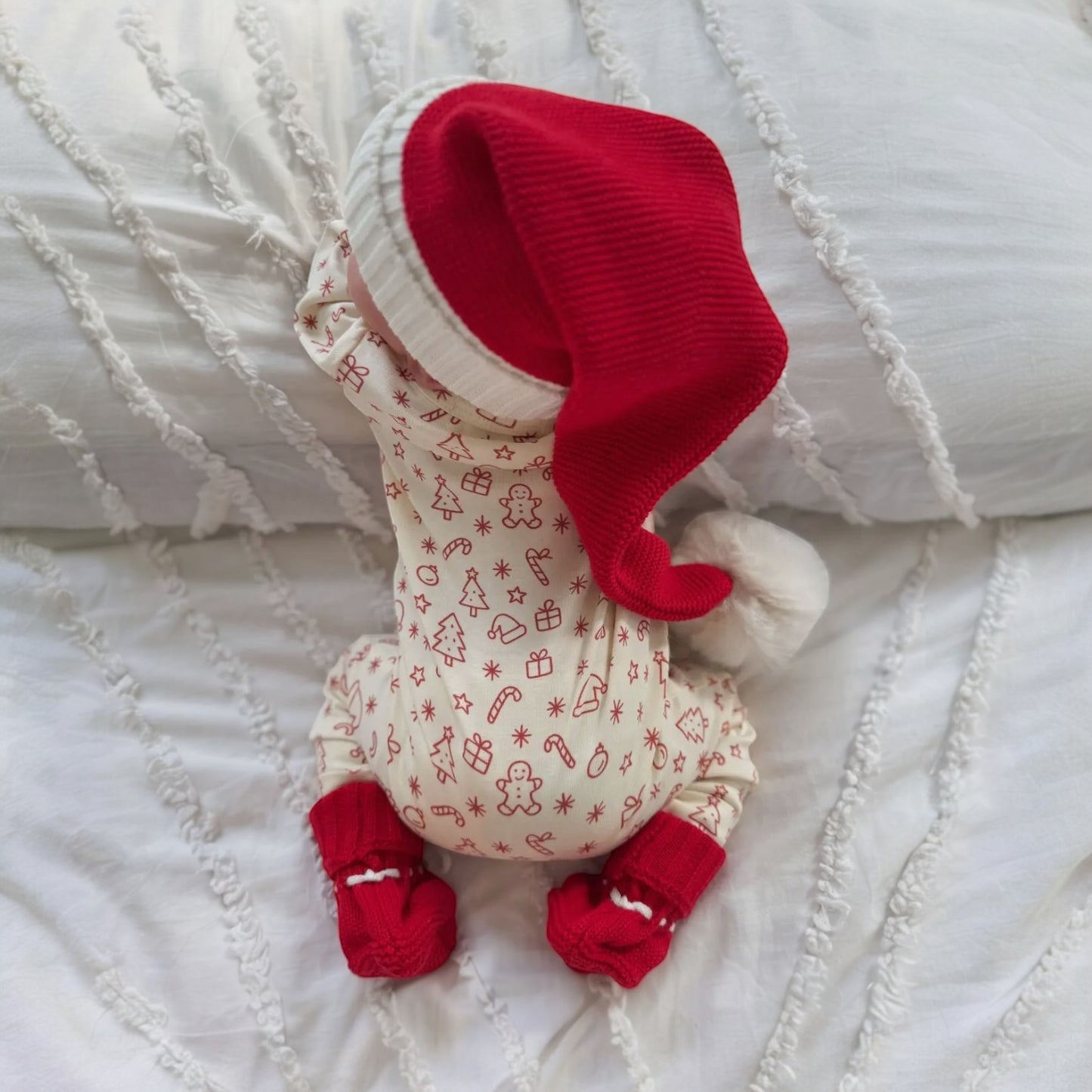 Tutina con stampa natalizia