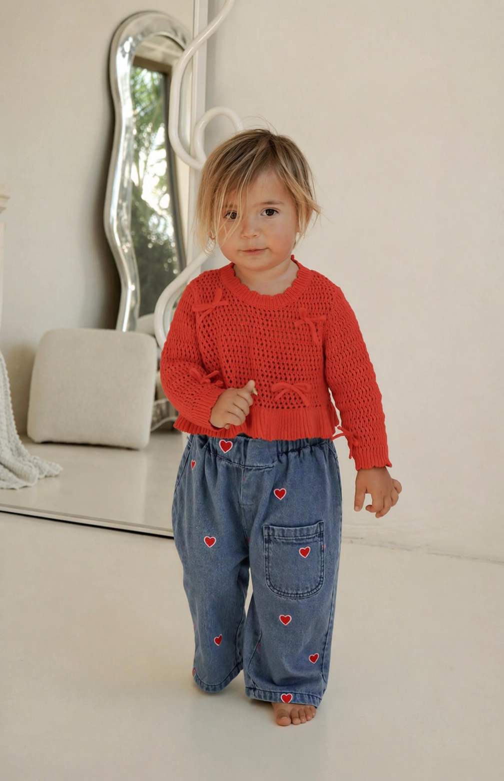 Capri Denim Cuoricini