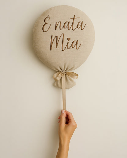 Baby balloon - fiocco nascita e arredo cameretta