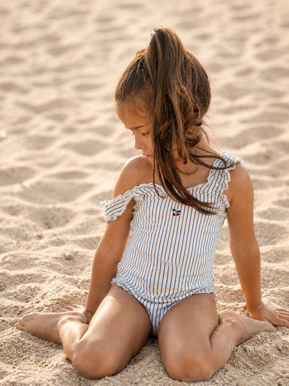 Baby Amalfi | set costume da bagno intero + cuffia