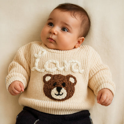 Maglioncino Teddy personalizzato con nome