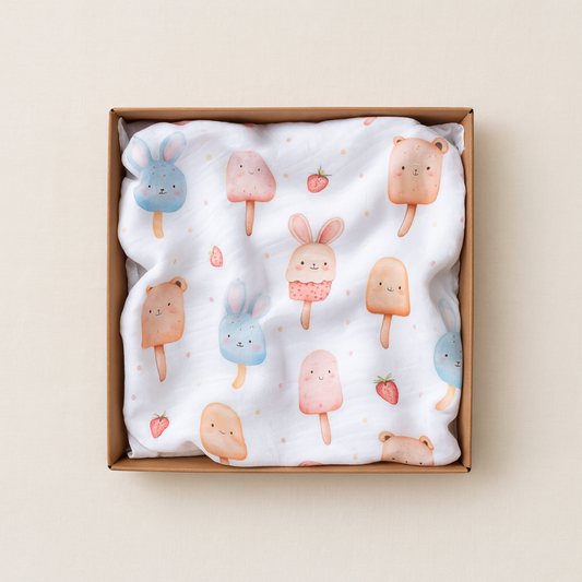 Mussola 100% cotone | stampa fantasia digitale