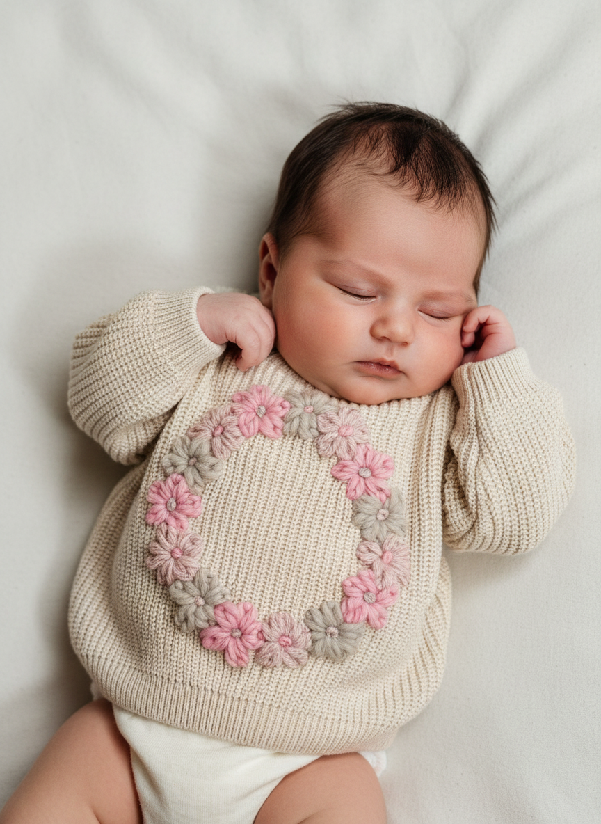 Maglioncino personalizzato con iniziale