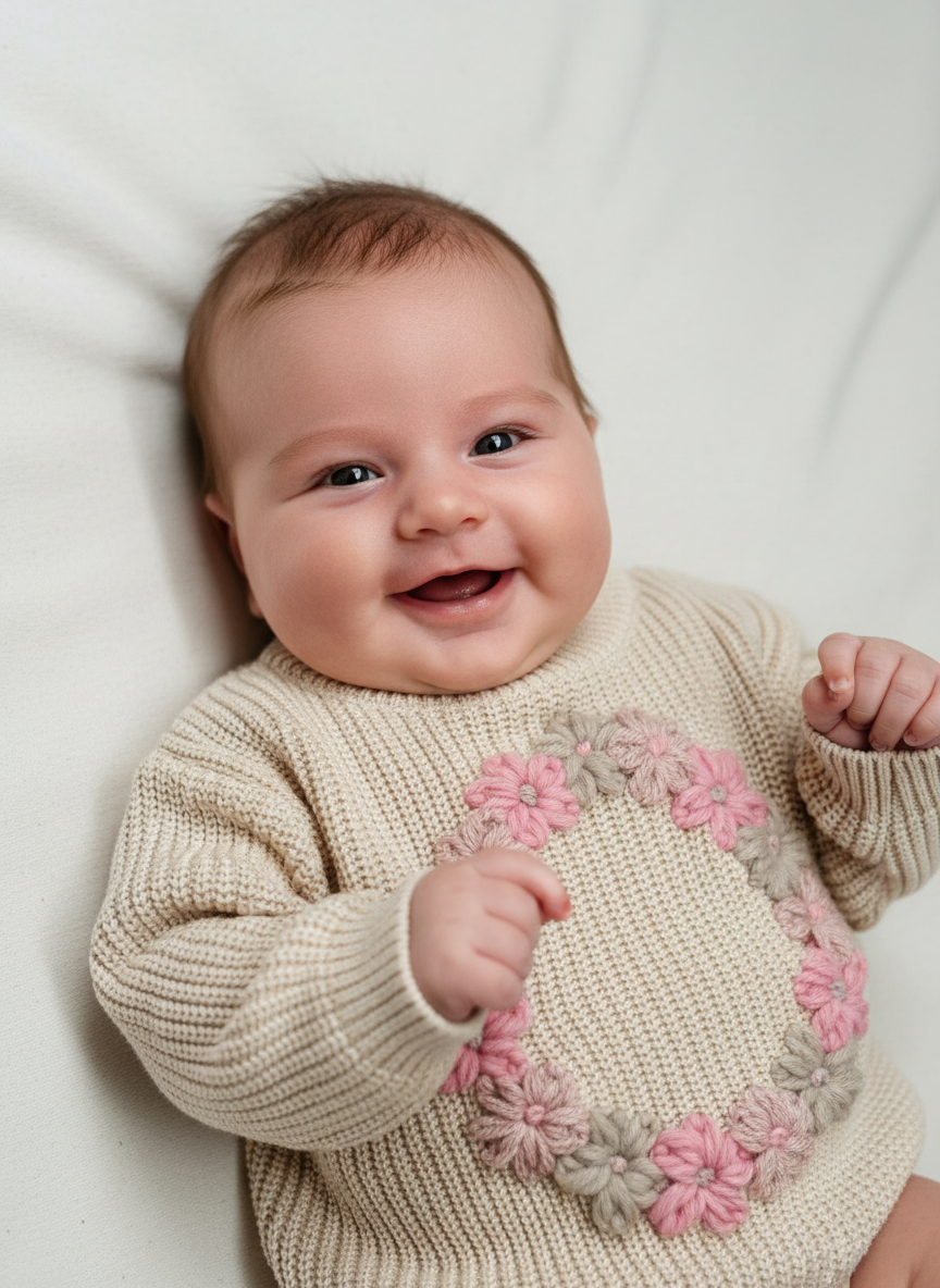 Maglioncino personalizzato con iniziale