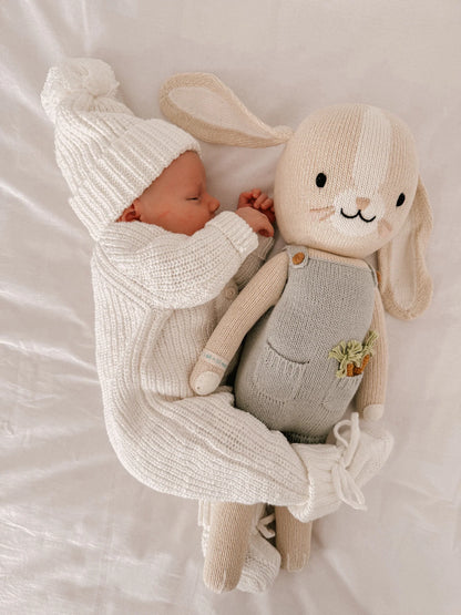 Tutina LATTE | tutina in cotone organico bianco