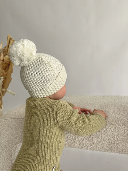 Cappellino LATTE | cappellino in cotone organico bianco