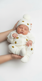 Tutina LATTE | tutina in cotone organico bianco