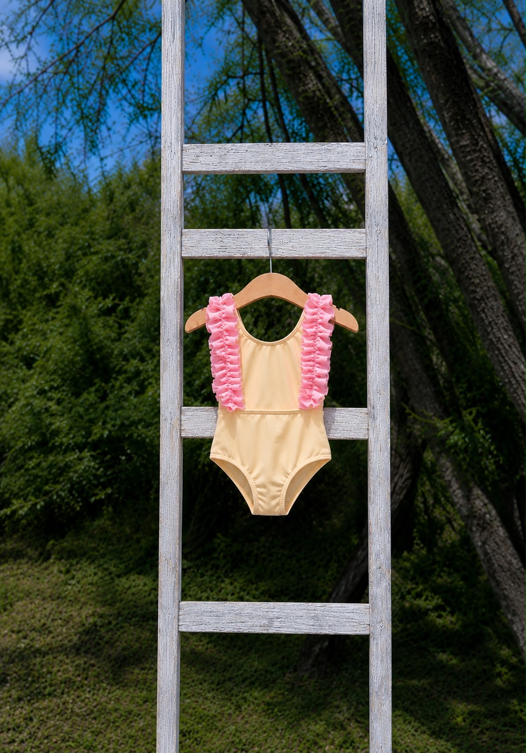 Matchy Lemon rose | costume da bagno intero per bambina