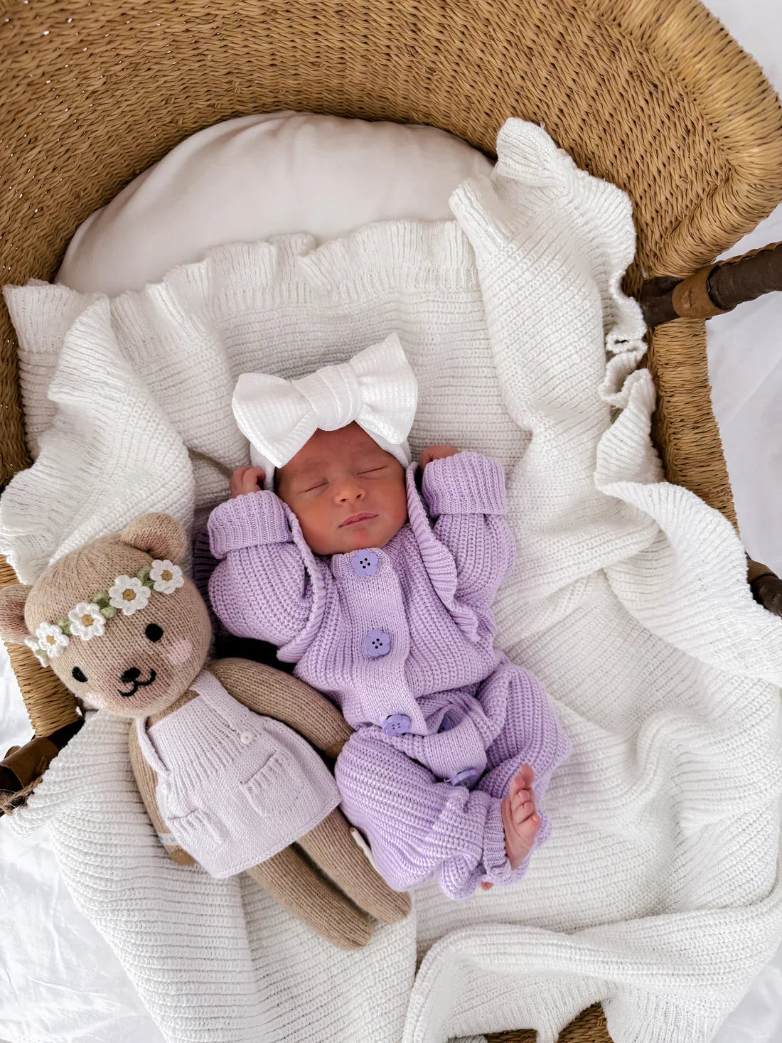 Lilla ruches | tutina in 100% cotone biologico